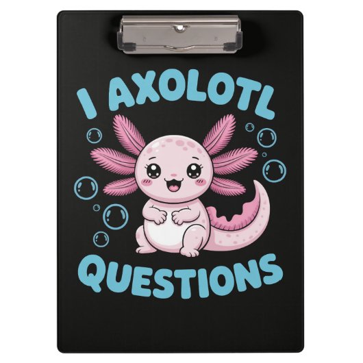 Porte-bloc Questions sur l'Axolotl (Devant)
