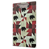 Porte-bloc Quilt d'ours noir (Gauche)
