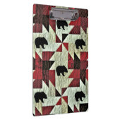 Porte-bloc Quilt d'ours noir (Swatch)