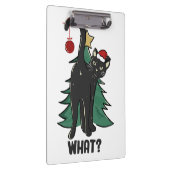 Porte-bloc Quoi ? Noël Black Cat Conception de vacances (Swatch)