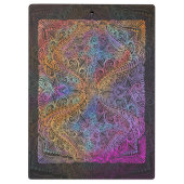 Porte-bloc Rainbow Kaleidoscope Mandala (Dos)