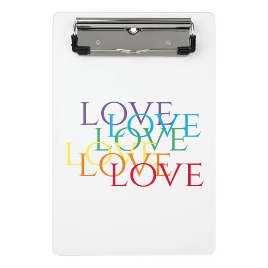 Porte-bloc RAINBOW LOVE Mini Porte - bloc (Devant)