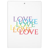 PORTE-BLOC RAINBOW LOVE PORTE - BLOC (Dos)