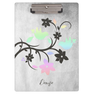 Porte-bloc Rainbow Pastel Lovebirds Personnalisé