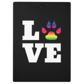 Porte-bloc Rainbow paw (Dos)