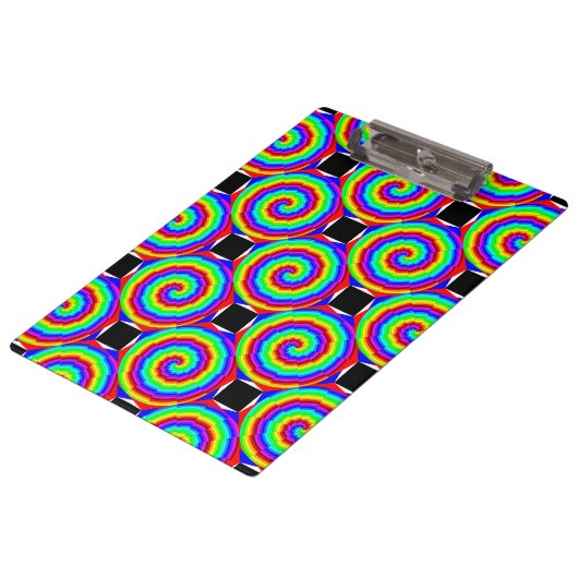 Porte-bloc Rainbow Spiral par Kenneth Yoncich (Incliné)