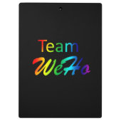 Porte-bloc Rainbow Team WeHo (Dos)