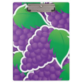Porte-bloc Raisins violets funky (Devant)