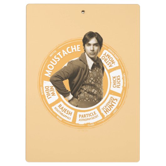 Porte-bloc Rajesh Info Graphic (Dos)