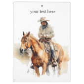 Porte-bloc Ranger d'aquarelle Lone Horizon, personnalisé (Dos)