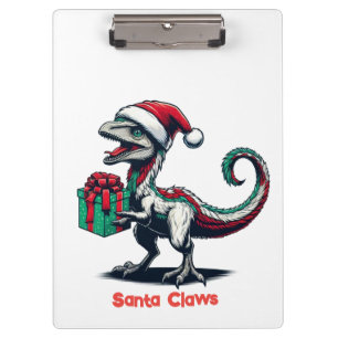 Porte-bloc rapace de Noël Santa hat