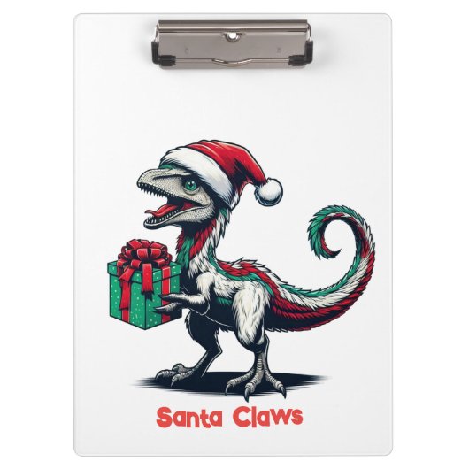 Porte-bloc rapace de Noël Santa hat (Devant)