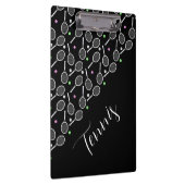 Porte-bloc Raquettes et balles de tennis noir   (Swatch)