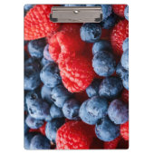 Porte-bloc Raspberries et Blueberries (Devant)