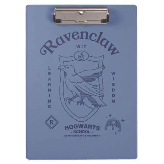 Porte-bloc RAVENCLAW™ Wit Learning Wisdom Crest (Devant)