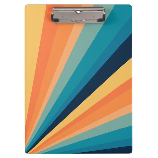 Porte-bloc Rayons solaires rétro (Devant)