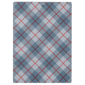 Porte-bloc Rayure Bleu-Rouge de plaid polarisé (Dos)