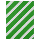 Porte-bloc Rayure Verte Pailletée (Dos)