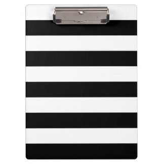 Porte-bloc Rayures - blanc et noir