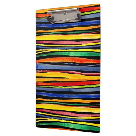 Porte-bloc rayures colorées (Gauche)