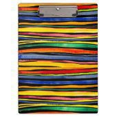 Porte-bloc rayures colorées (Devant)