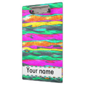 Porte-bloc Rayures d'aquarelles (Gauche)