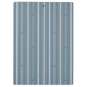 Porte-bloc Rayures de flux jet en bleu colonial (Dos)