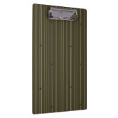 Porte-bloc Rayures de flux jet en vert olive (Swatch)