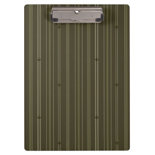 Porte-bloc Rayures de flux jet en vert olive (Devant)