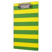 Porte-bloc Rayures jaune et verte (Gauche)