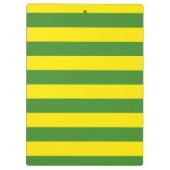 Porte-bloc Rayures jaune et verte (Dos)