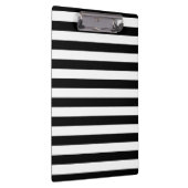 Porte-bloc Rayures noires et blanches simples et audacieuses (Swatch)