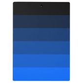 Porte-bloc Rayures Ombrées Bleu Noir (Dos)