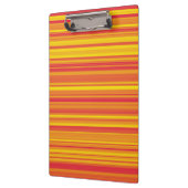 Porte-bloc Rayures Orange Rouge Jaune (Gauche)