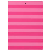 Porte-bloc Rayures rose pâle et rose chaud (Dos)