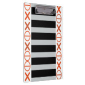 Porte-bloc Rayures rouges géométriques de noir de code sur (Swatch)