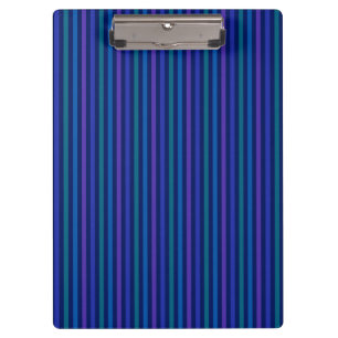 Porte-bloc Rayures verticales bleu vert violet