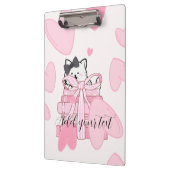 Porte-bloc Read, Write, Love – Cat & Book Clipboard (Gauche)
