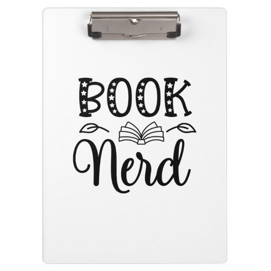 Porte-bloc Reading Art Book Nerd (Devant)
