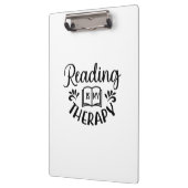 Porte-bloc Reading Art Reading Is My Therapy (Gauche)