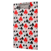 Porte-bloc Red Black Clover Club Design Motif Abstrait (Gauche)