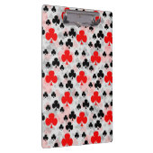 Porte-bloc Red Black Clover Club Design Motif Abstrait (Swatch)