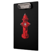 Porte-bloc Red Graphic Fire Hydrant Pompier Cadeaux de travai (Gauche)