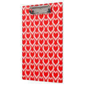 Porte-bloc Red White Hearts Pattern (Gauche)