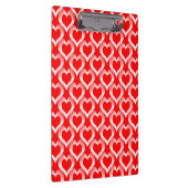 Porte-bloc Red White Hearts Pattern (Swatch)