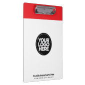 Porte-bloc Red Your Business Logo, slogan, website (Swatch)