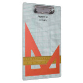 Porte-bloc Rédaction de triangles, échelle, papier graphique (Swatch)
