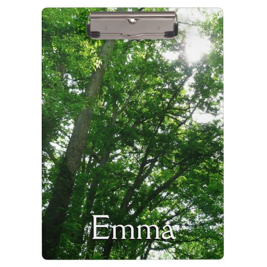 Porte-bloc Regard sur les arbres d'été (Devant)