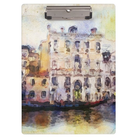 Porte-bloc Regarde OD Venise faite dans l'aquarelle (Devant)