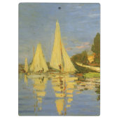 Porte-bloc Regatta à Argenteuil par Claude Monet (Dos)